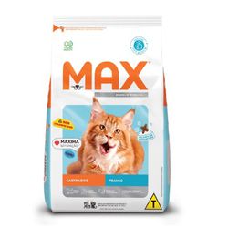 RACAO GATO MAX CAT CASTRADO 1 KG FRANGO - LABORAVES