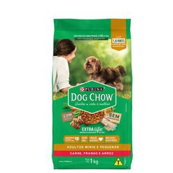 RACAO CAO DOG CHOW 1KG ADULTO RAC PEQ - LABORAVES