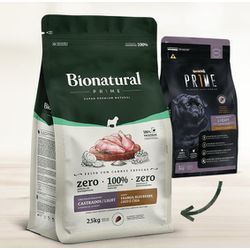 RACAO CAO AD BIONATURAL 2,5KG R PEQ LIGHT CAST FGO - LABORAVES