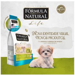 RACAO CAO FORMULA 2,5KG LIFE FILHOTE - LABORAVES