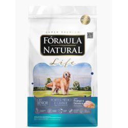 RACAO CAO FORMULA NAT 15 KG LIFE SENIOR R MED/GR - LABORAVES