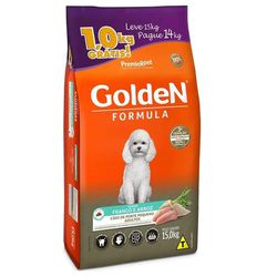 RACAO CAO GOLDEN 15KG AD FRANGO M BITS *LEVE 15 KG... - LABORAVES