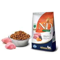 RACAO CAO N&D ADULT MINI PUMPKN 2,5KG CORDEIRO - LABORAVES