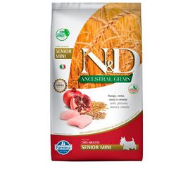 RACAO CAO N&D SENIOR MINI FRANGO ANCEST 2.5 KG - LABORAVES