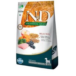 RACAO CAO N&D AD 15KG ANCESTRAL MEDIUM SELECTION - LABORAVES