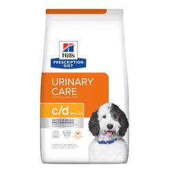 RACAO CAO HILLS 3.85 KG DIET C/D URINARY CARE - LABORAVES