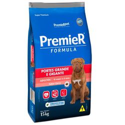RACAO CAO PREMIER 15KG AD CARNE RAÇAS GRANDE - LABORAVES