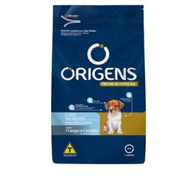 RACAO CAO ORIGENS 3KG FILHOTE MINI FRA/CER - LABORAVES