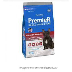 RACAO CAO PREMIER 2,5KG AD BULLDOG FRANCES - LABORAVES