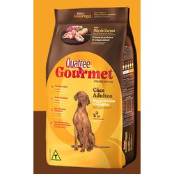 RACAO CAO QUATREE 15KG AD GOURMET R MED E GRANDES - LABORAVES