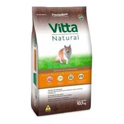 RACAO GATO VITTA NATURAL 10 KG AD CAST FRANGO - LABORAVES