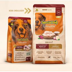 RACAO CAO SPECIAL DOG 15KG AD R M/G ULTRALIFE - LABORAVES