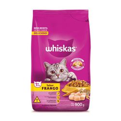 RACAO GATO WHISKAS 900G FRANGO - LABORAVES