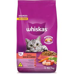 RACAO GATO WHISKAS 10KG MIX DE CARNES - LABORAVES