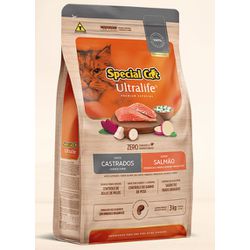 RACAO GATO SPECIAL CAT 3 KG ULTRALIFE SALMÃO CAST ... - LABORAVES