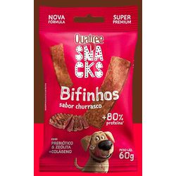 BIFINHO CAO QUATREE SNACKS CHURRASCO 60G - LABORAVES