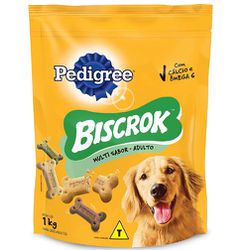 BISCOITO CAO BISCROK ADULTO MULTI 1 KG - LABORAVES