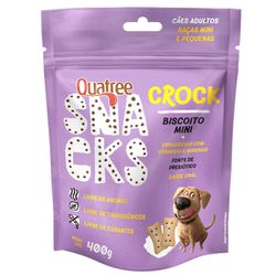 BISCOITO CAO QUATREE SNACKS CROCK MINI 400G - LABORAVES