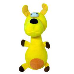 BRINQ CAO PELUCIA GIRAFA AMARELO REF DOG279 SAVANA - LABORAVES