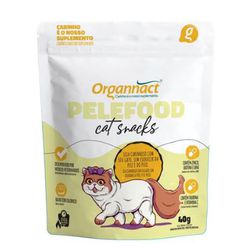 BISCOITO GATO SNACKS 40G PELEFOOD ORGANNACT - LABORAVES