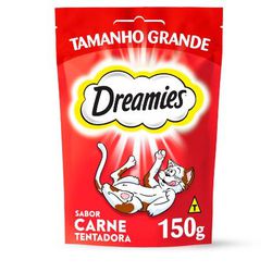 PETISCO GATO DREAMIES CARNE 150G - LABORAVES
