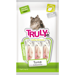 PETISCO GATO TRULY CREAMY ATUM E BONITO 70G - LABORAVES