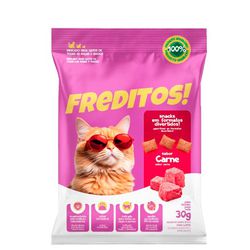 BIFINHO GATO SNACK FREDITOS CARNE 30G - LABORAVES