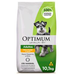 RACAO CAO OPTIMUM DRY FRANGO 10 KG AD RAC PEQ/MED - LABORAVES