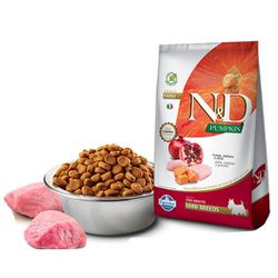 RACAO CAO N&D AD MINI PUMPKN 2,5KG FRANGO E ROMA - LABORAVES