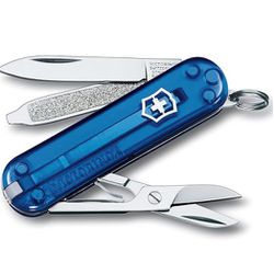 CANIVETE VICTORINOX 7F CLASSIC AZUL TRANSLUCIDO - LABORAVES