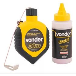 GIZ DE LINHA C/REFIL VONDER VERMELHA - LABORAVES