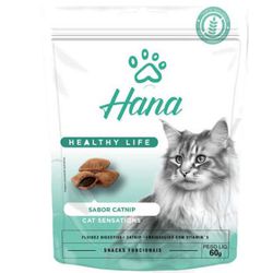 PETISCO GATO HANA SENSATIONS NUGGETS 60G CATNIP - LABORAVES