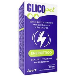 GLICOPET 30 ML ENERGETICO CAO E GATO - LABORAVES