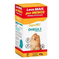 OMEGA 3 DOG 500 90 CAPS ORGANNACT PROMOCIONAL - LABORAVES