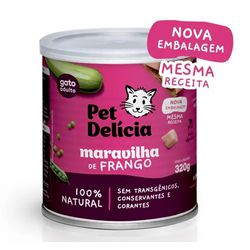 CARNE GATO PET DELICIA FRANGO 320G - LABORAVES