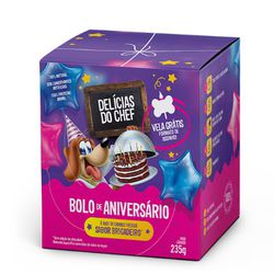 BOLO DE ANIVERSARIO 235G BRIGADEIRO DELICIAS DO CH... - LABORAVES