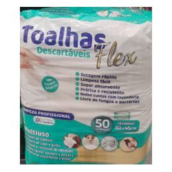TOALHAS DESCARTAVEIS FLEX PADS 80X45 C/50 - LABORAVES