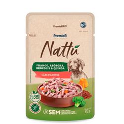 CARNE CAO PREMIER 85G FILHOTE NATTU FGO/AB - LABORAVES