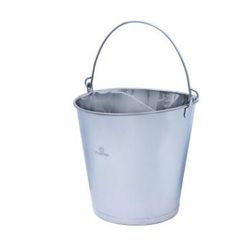 BALDE ORDENHA INOX 15 LT OVAL GRADUADO - LABORAVES