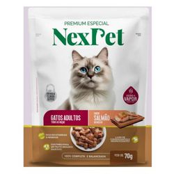 CARNE GATO NEXPET SACHE 70G AD SALMAO - Laboraves