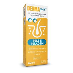 DERMAPET CAP 30 SUP CAES E GATOS - Laboraves