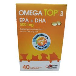 OMEGA TOP 3 500MG 40 CAPS - Laboraves
