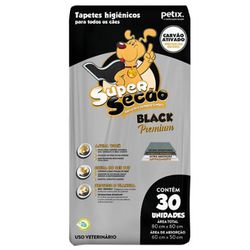 TAPETE CAO HIGIENICO SUPERSECAO C/30 BLACK CARVÃO ... - Laboraves