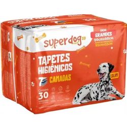 TAPETE CAO HIGIENICO SUPER DOG 90X60 C/30 GRANDE - Laboraves
