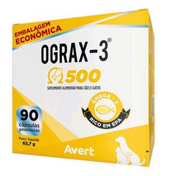 OGRAX-3 500MG 30CP EMBALAGEM ECONOMICA - Laboraves