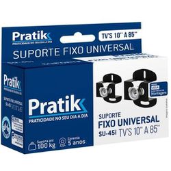 SUPORTE TV PRATIK SU 45I UNIVERSAL AÇO CARBONO - Laboraves