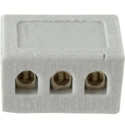 CONECTOR PORCELANA 10MM TRIP RINO CART C/2 - Laboraves