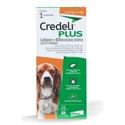CREDELI PLUS 225MG (LARANJA) CAO 5,5-11KG 1 COMP ... - Laboraves
