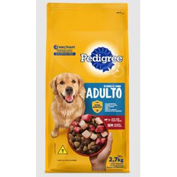 RACAO CAO PEDIG 2,7KG DRY AD CARNE/FGO - Laboraves
