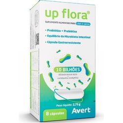 UP FLORA 8 CAPS MINI CAES E GATOS ATÉ 10KG - Laboraves